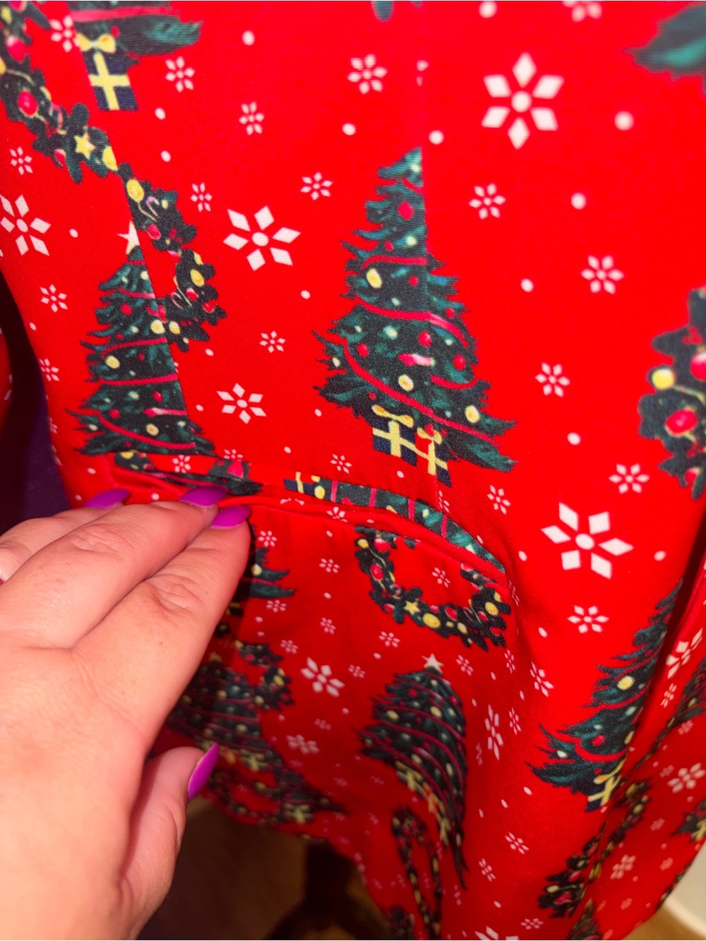 🆕💜Men’s Christmas Tree & Wreath Holiday Blazer Jacket Red Size M Single Button - Picture 6 of 10